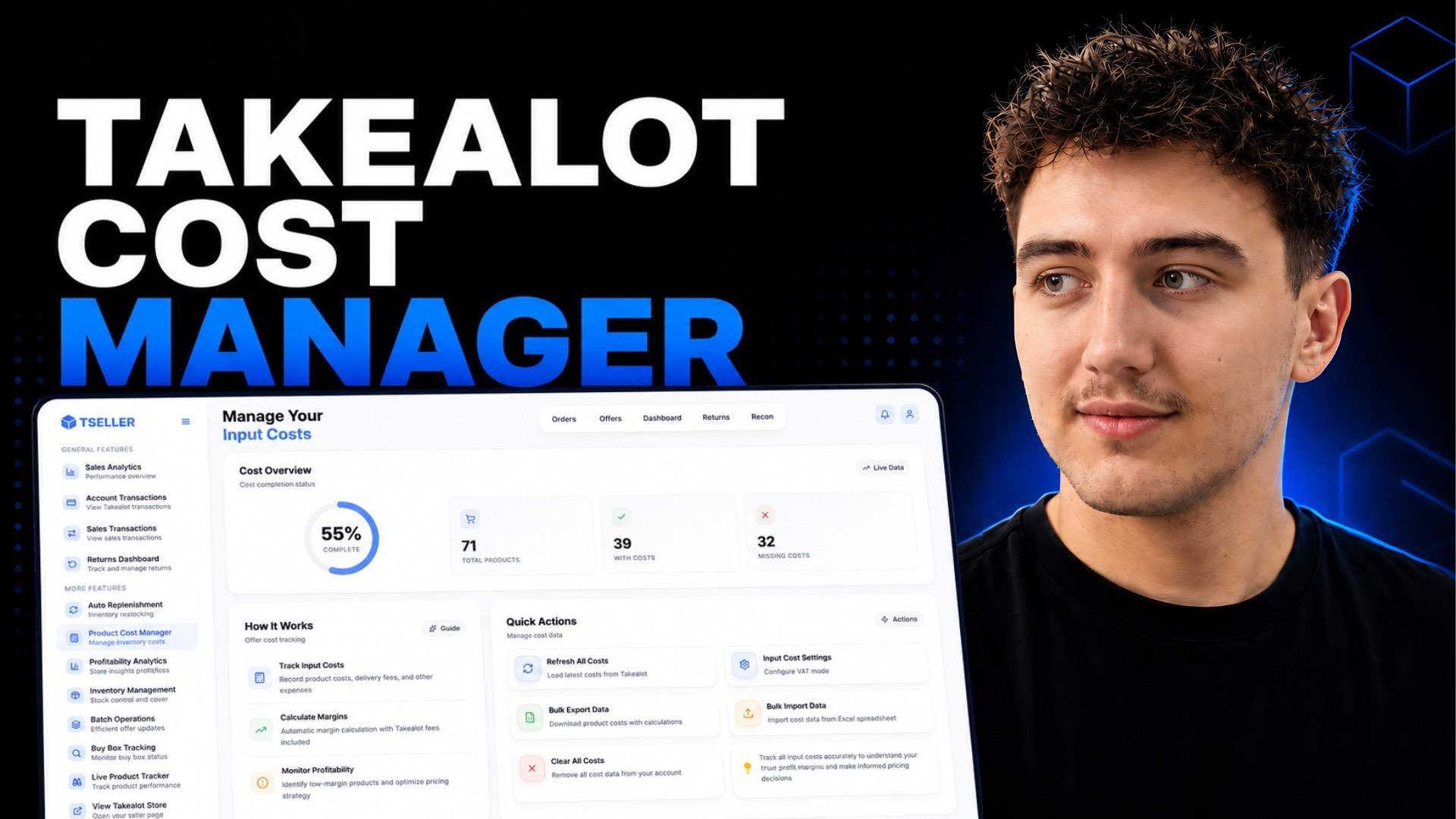 TSeller Takealot Profitability Calculator and Takealot Fees breakdown — the open-web Takealot Fee Estimator reference with real profit per SKU after success fees, fulfilment, and storage